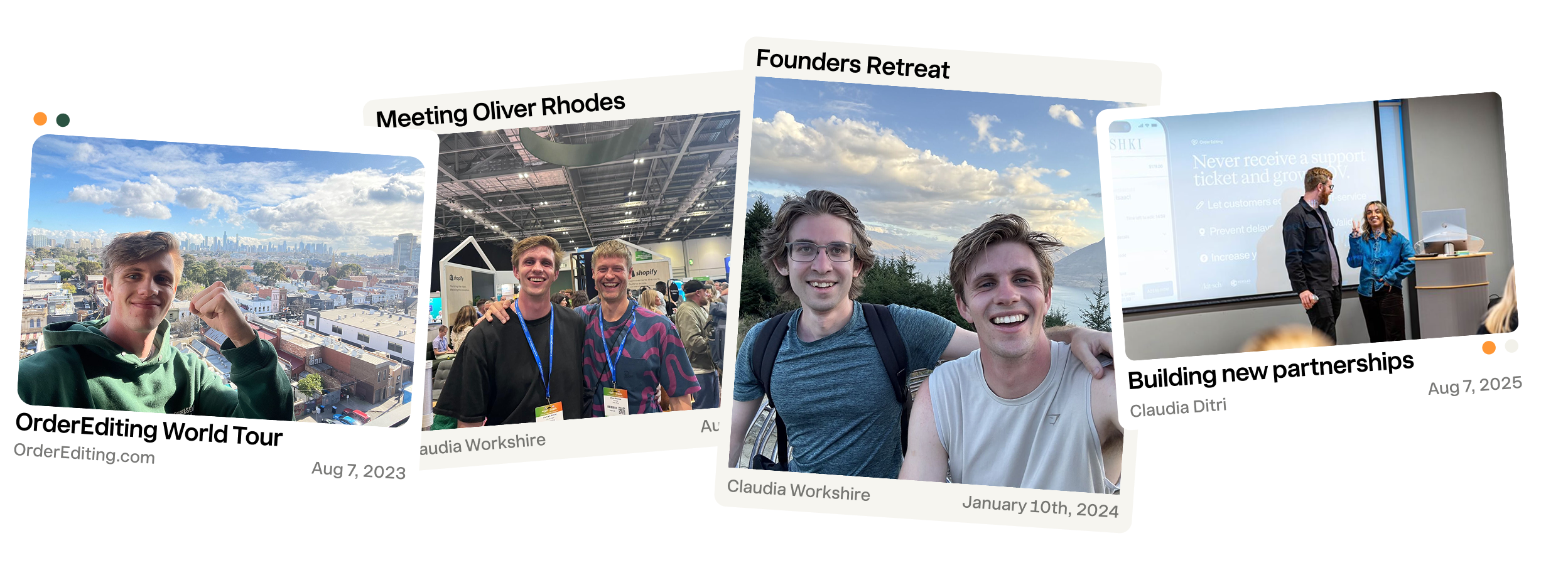 Order Editing founding team