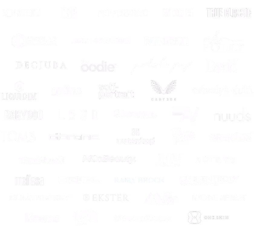 Brand logos including HexClad, Oh Polly, Ridge, Naked Sundays, and more